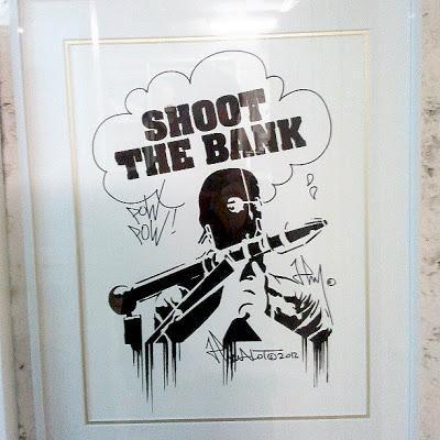 SHOOT THE BANK ART PRINTS SIGNED !