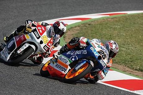 M3 2012 06 04 Vinales vs Rossi Moto3 Catalunya 2012 21