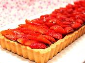 Tarte fraises chocolat