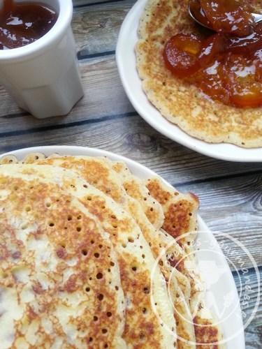 Pancakes {sans gluten/sans lactose} et sa marmelade d’oranges amères