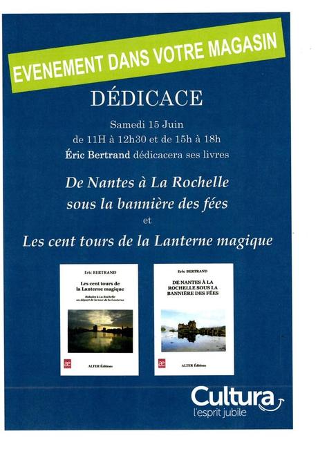 Séance de signatures chez Cultura