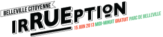 Le samedi 15 juin, rendez-vous en haut du Parc de Belleville pour la 3e édition du Festival IrRUEption !