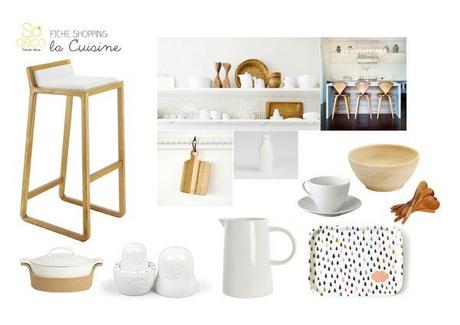fiche shopping cuisine