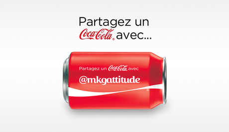 La canette de Coca-Cola personnalisĂŠe avec Marketing Attitude 