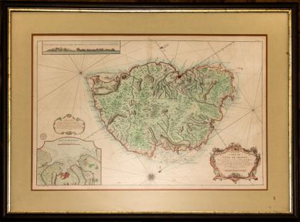 L’île de France (île Maurice) - Gravure 1763