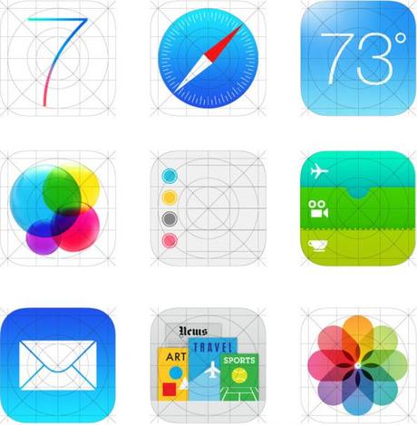 iOS 7 iPhone: Des icônes qui risquent de changer...