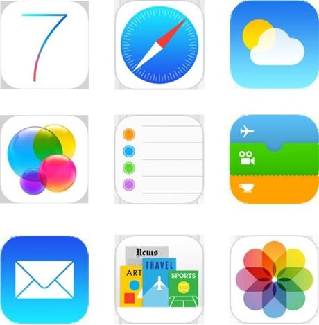 iOS 7 iPhone: Des icônes qui risquent de changer...