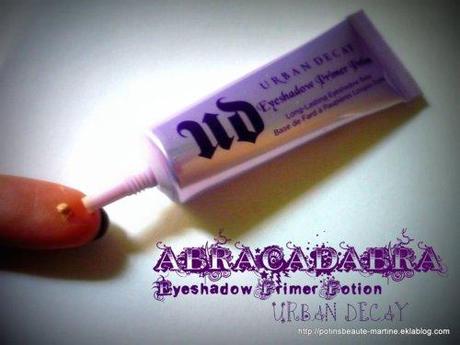 Ma révolution make-up avec la base paupières eyeshadow Primer Potion d'Urban Decay