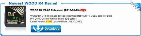 Nouveau Wood V1.60 pour votre linker R4i gold 3DS RTS dans Linkers 3DS wood-1.60