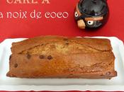 Cake moelleux noix coco pépites chocolat