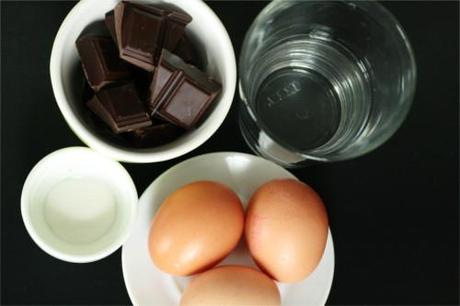 ingrédients mousse chocolat light