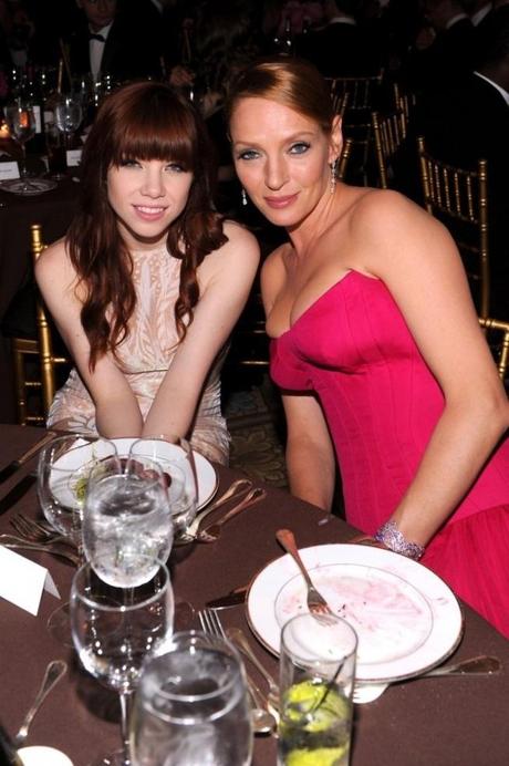 PHOTO Carly Rae Jepsen et Uma Thurman à l'amfAR de New Yor