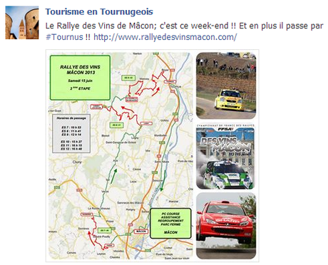 Exemple d'utilisation du hashtag sur Facebook