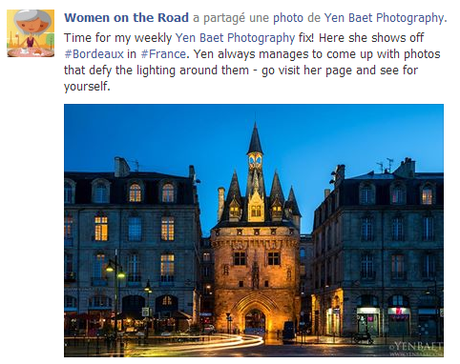 Exemple d'utilisation du hashtag sur Facebook