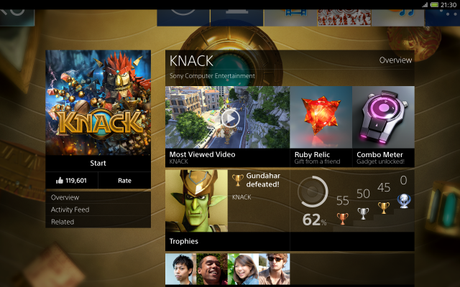 L’interface de la PS4 en vidéo et images‏