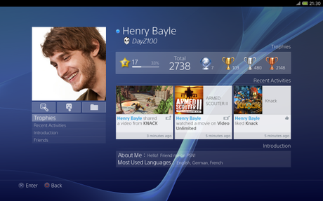 L’interface de la PS4 en vidéo et images‏
