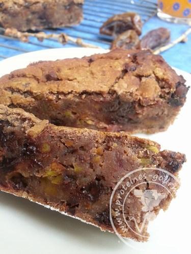 Gâteau aux pépites de chocolat… sans farine {sans gluten/sans lactose}