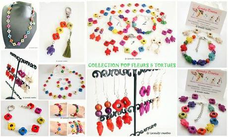COLLECTION POP FLEURS DE TORTUES LACAUDRY CREATION