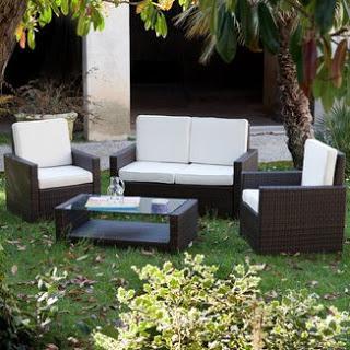 Top 3 des dernières tendances déco pour son jardin Salon de jardin composé de :. 1 Canapé de jardin 2 places en Résine tressée Chocolat TERLIZZI 2 Fauteuils de jardin bas en ...