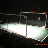 Une table de ping-pong avec des murs?