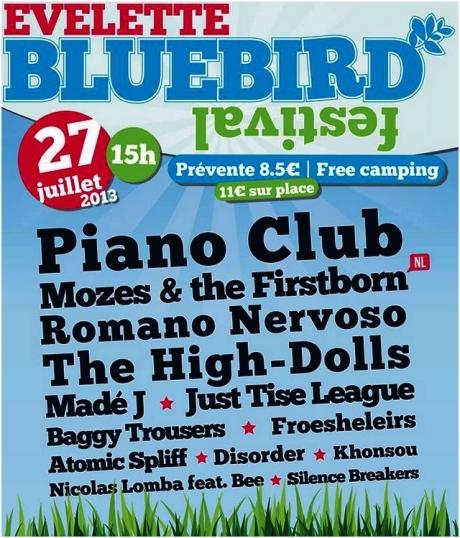 Piano Club,Romano Nervoso,Mozes And Firstborn,Madé J,The High-Dolls,           Baggy Trousers,Atomic Spliff,Froesheleirs,Khonsou,Just Tise League,Disorder,Silence Breakers