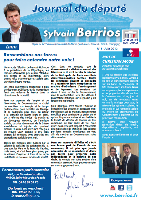 Réunion de compte-rendu de mandat de Sylvain Berrios