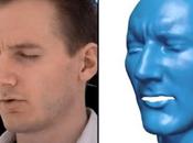 peau fabriquée numérisation pour reproduire expressions votre visage
