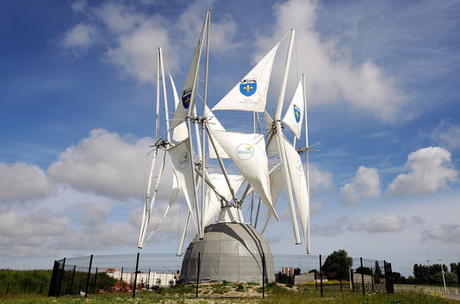 Un premier prototype d’éolienne à voile dans le Nord de la France