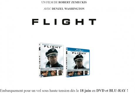 FLIGHT : Prenez place à bord du vol sous haute tension, disponible en DVD et BLU-RAY !‏