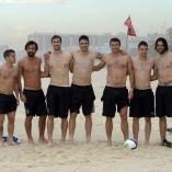 La Squadra Azzurra profite de la plage brésilienne