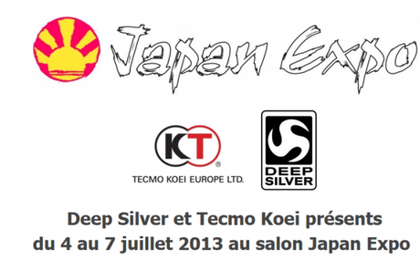 Deep Silver et Tecmo Koei présents du 4 au 7 juillet 2013 au salon Japan Expo‏