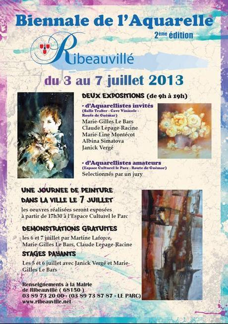 2ème biennale de l’Aquarelle de Ribeauvillé