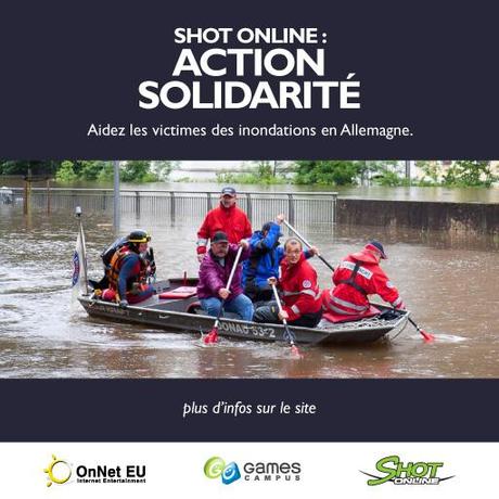 Prenez le départ sur Shot Online aujourd’hui et aidez les victimes des crues en Allemagne‏