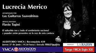 Lucrecia Merico chante à l'auditorium YMCA [à l'affiche]