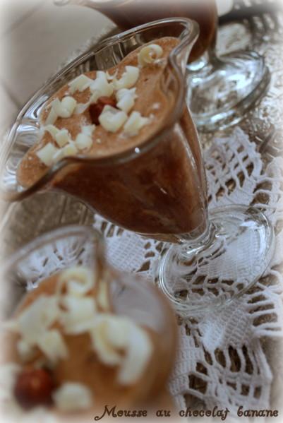 mousse au chocolat praliné banane1