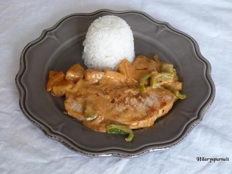 Côte de porc au curry rouge / Red curry pork ribs