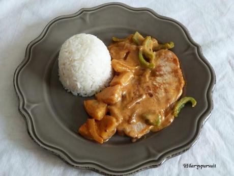 Côte de porc au curry rouge / Red curry pork ribs