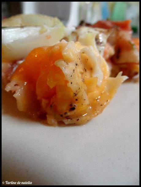 Pizza jambon fumé, champignons et mozzarella