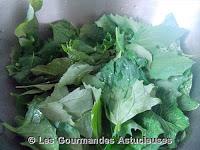 Duo de Chénopode sauce au tahin (vegétarien)