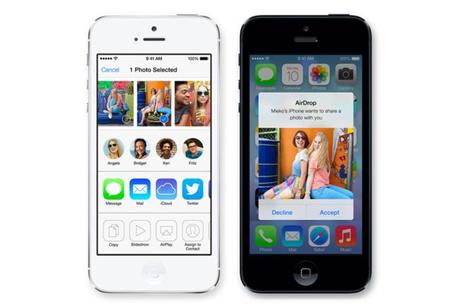 iOS 7: Découverte de AirDrop sur ur iPhone...