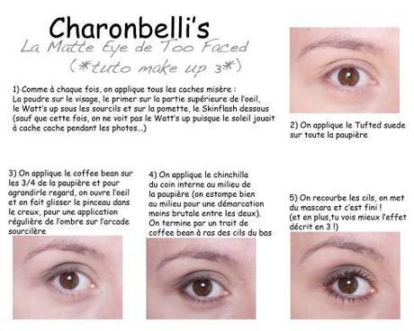 La Matte Eye de Too Faced (*tuto make up 3*) - Charonbelli's blog beauté