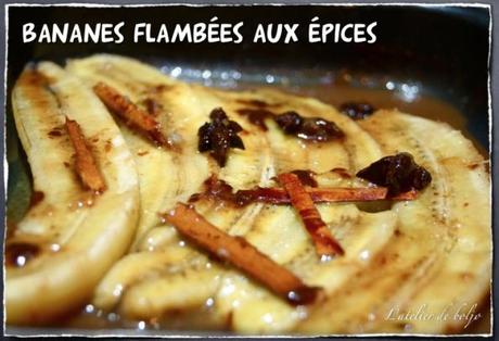 Bananes flambées aux épices