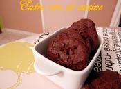 Délicieux Cookies poudre chocolatée pépites chocolat