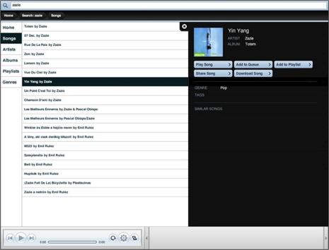 Grooveshark, musique à la demande