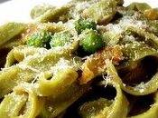 Fettuccine petits pois, bacon parmesan