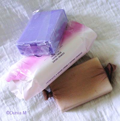 Des savonnettes en antimites