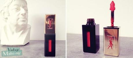 Voici mon vernis à lèvres Yves Saint Laurent teinte 09 Rouge Laqué
