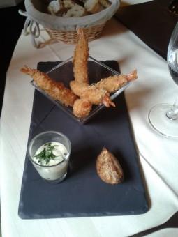 La Petite Cour Gambas panés sauce tartare 255x340