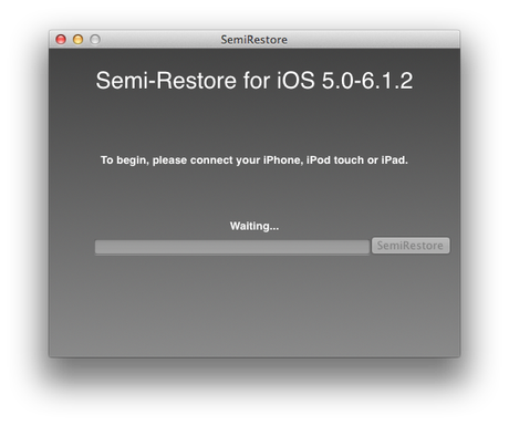 Tuto: Comment utiliser SemiRestore sous Mac