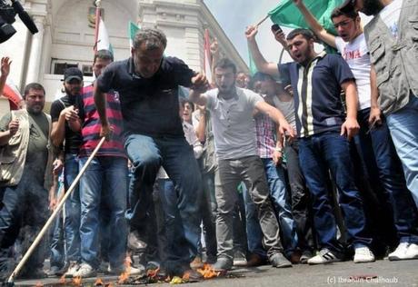 Feu des opprimés! Photo (C) Ibrahim Chalhoub